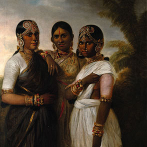 Three Princesses of Mysore c.1806, Thomas Hickey (1741-1824), courtesy of Tate Britain
