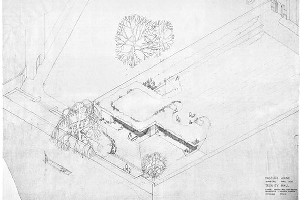 Plan for the Master's Lodge in 1970